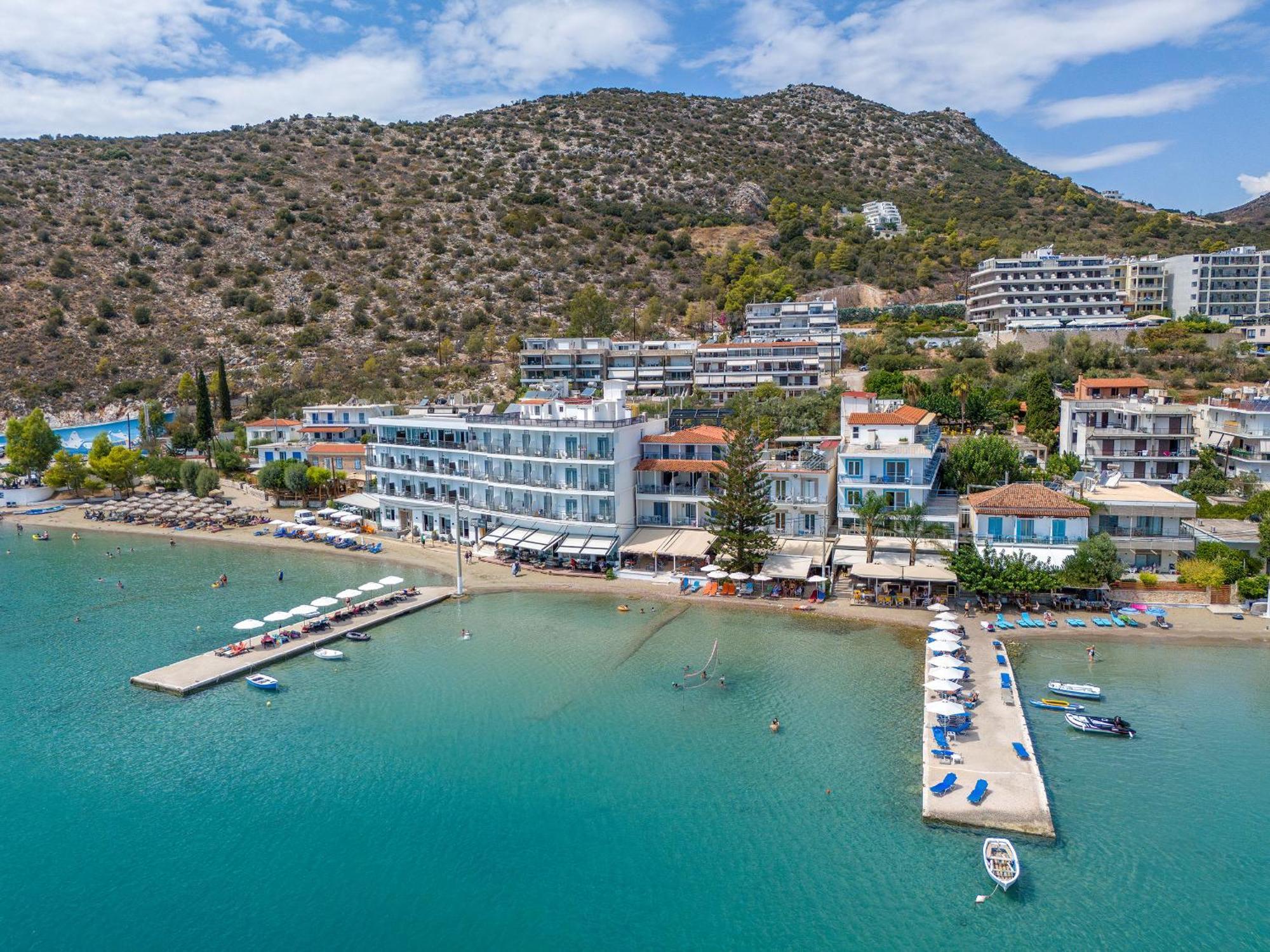 Golden Moon Hotel Tolo Bagian luar foto